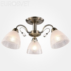 Потолочная люстра Виктория 30105/3 античная бронза
