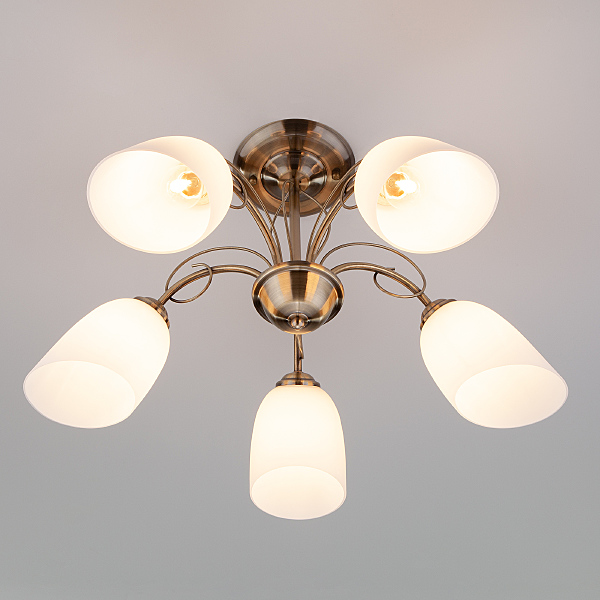 Потолочная люстра Stefanie 30107/5 античная бронза