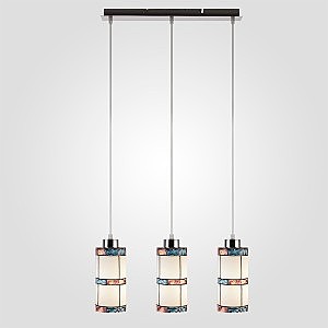 Светильник подвесной Тиффани 50043/3 хром