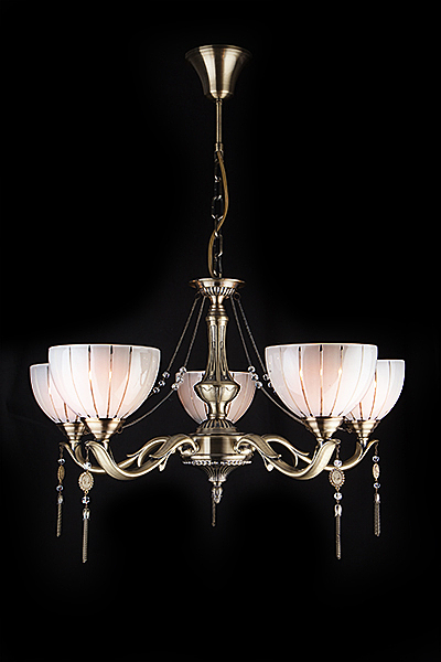 Подвесная люстра Ницца 60038/5 античная бронза