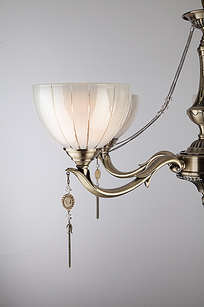 Подвесная люстра Ницца 60038/5 античная бронза