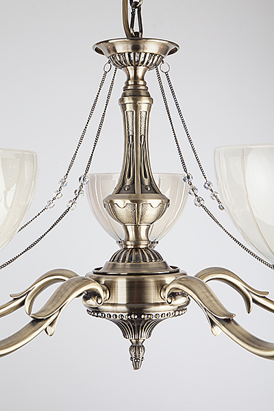 Подвесная люстра Ницца 60038/5 античная бронза