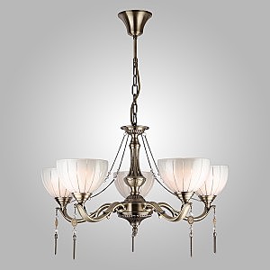 Подвесная люстра Ницца 60038/5 античная бронза