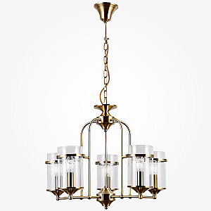 Подвесная люстра Consul 60040/5 античная бронза