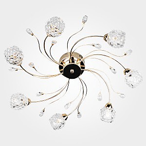 Потолочная люстра Мелани 80102/7 золото