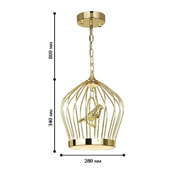 Светильник подвесной Chick 1930-2P