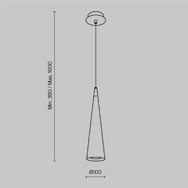 Светильник подвесной Nevill P318-PL-01-W
