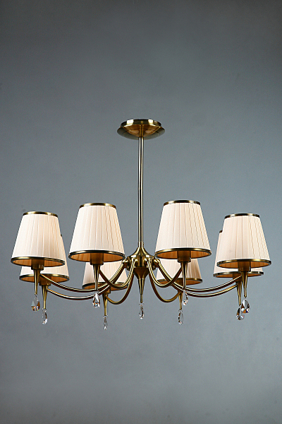 Люстра на штанге 1625 MA 01625CA/008 Bronze Cream