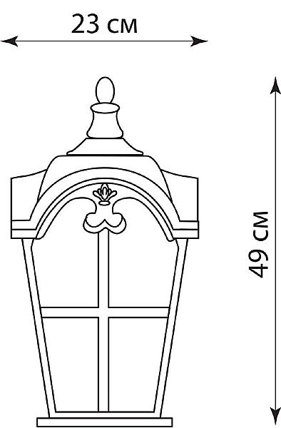 Уличный наземный светильник Feron 11530