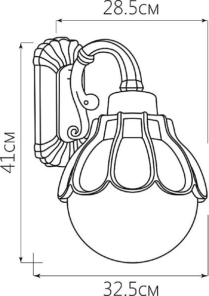 Уличный настенный светильник Feron 11554