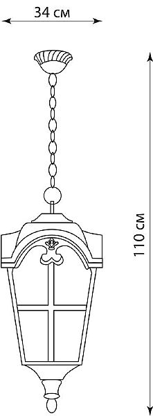 Уличный подвесной светильник Feron 11531
