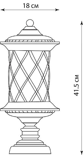 Уличный наземный светильник Feron 11507