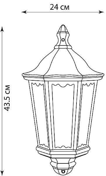 Уличный настенный светильник Feron 11540
