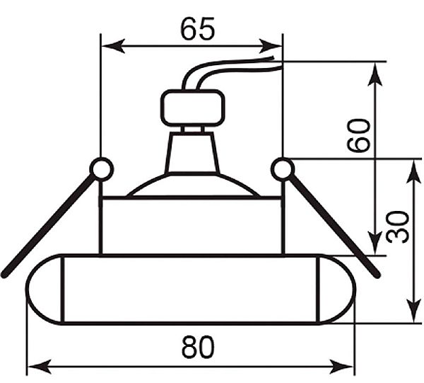 Встраиваемый светильник Feron 17963