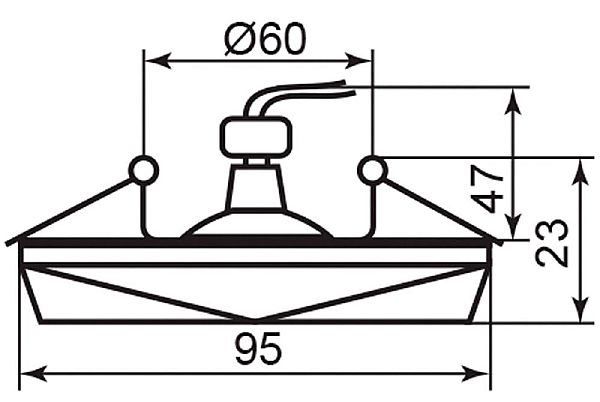 Встраиваемый светильник DL8150-2/8150-2 18637