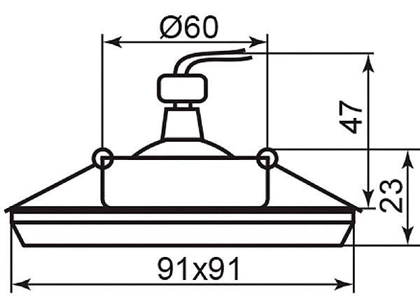 Встраиваемый светильник DL8170-2/8170-2 19719