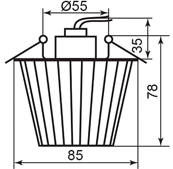 Встраиваемый светильник Feron 18777