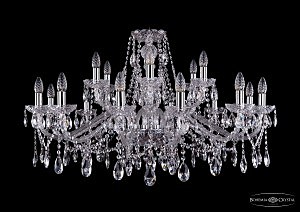 Подвесная люстра 1413 1413/12+6/360/Ni