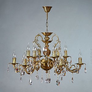 Подвесная люстра Alicante 8888/6+6 AB Tear drop