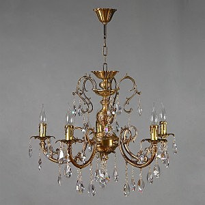 Подвесная люстра Alicante 8888/5 AB Tear drop