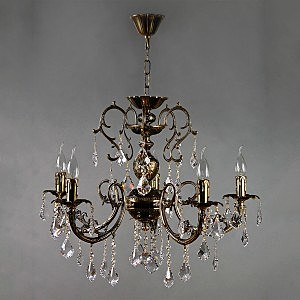 Подвесная люстра Alicante 8888/5 PB Leaf Crystal