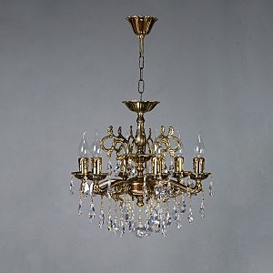 Подвесная люстра Leon 2128/6 PB Tear drop