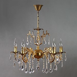 Подвесная люстра Granada 2118/5 AB Leaf Crystal