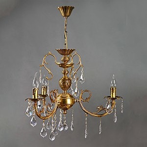 Подвесная люстра Alicante 8888/3 AB Leaf Crystal