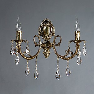 Настенное бра Ambiente 8888/2 PB Honey Leaf