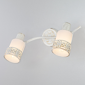 Светильник спот Silvia 20025/2 белый с золотом