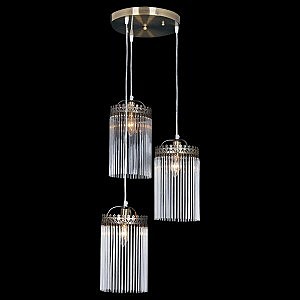 Светильник подвесной 60100 60100/3 античная бронза