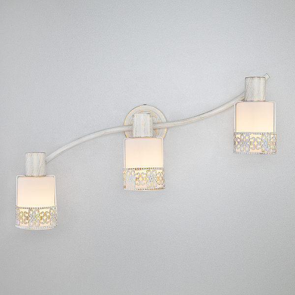 Светильник спот Silvia 20025/3 белый с золотом