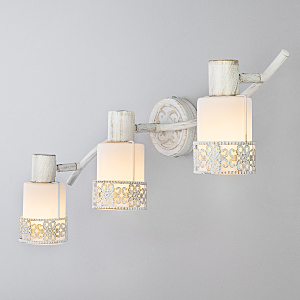 Светильник спот Silvia 20025/3 белый с золотом