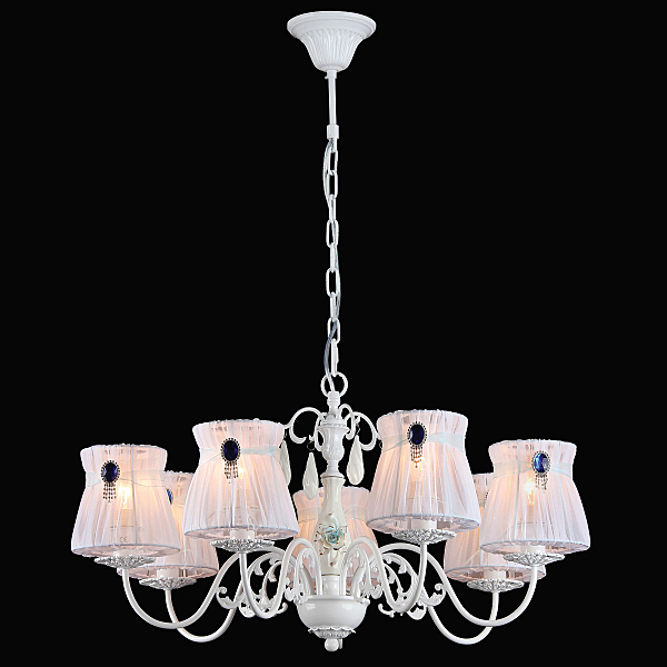 Подвесная люстра Natali Natali 10425/7C WHITE GOLD