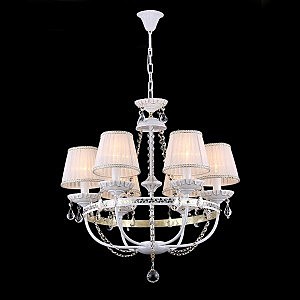 Подвесная люстра 10849 10849/6C WHITE GOLD