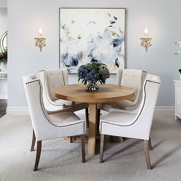 Настенное бра Elisha 3281/1 белый с золотом/тонированный хрусталь Strotskis