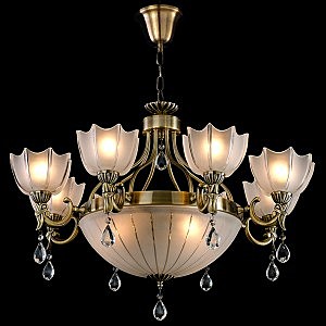 Подвесная люстра 29363 29363/8+3 античная бронза