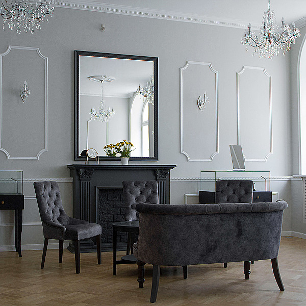 Настенное бра Brianna 3188/1 хром/прозрачный хрусталь Strotskis