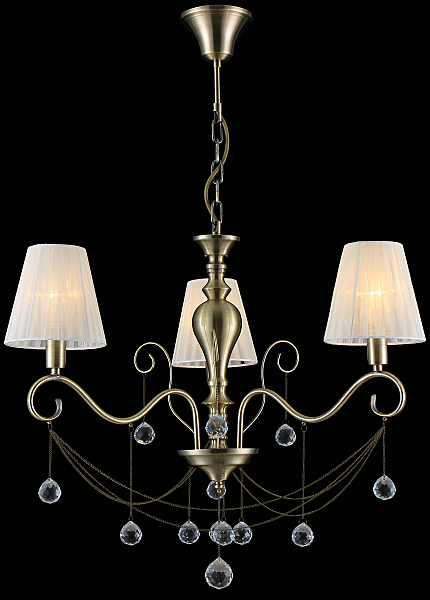 Подвесная люстра Natali Kovaltseva MONZA I 70075-3C ANTIQUE