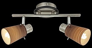 Светильник спот 20147 20147/2 сатин/никель