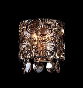 Настенное бра 3400 3400/2 золото/тонированный хрусталь Strotskis