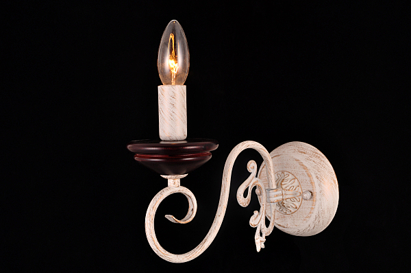 Настенное бра LUXURY WOOD LUXURY WOOD 11357/1W WHITE OAK,WALN