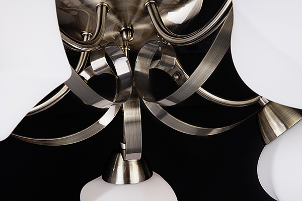 Потолочная люстра 7786 7786/5 античная бронза