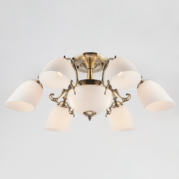 Потолочная люстра Ariele 22010/6+2 античная бронза