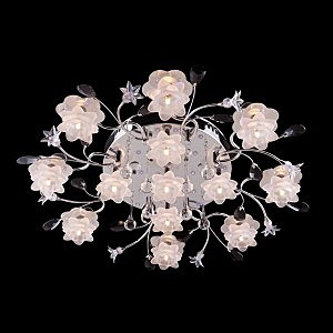 Потолочная люстра 4853 4853/13 хром/синий+красный+фиолетовый