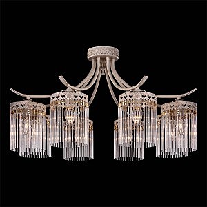 Потолочная люстра 22820 22820/8 белый с золотом