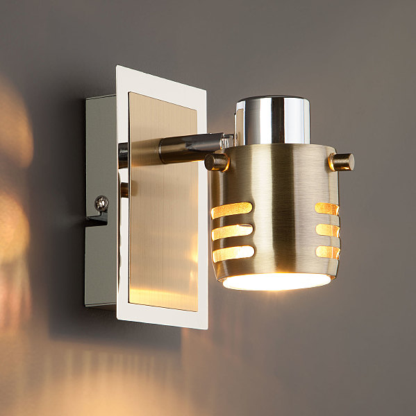 Настенное бра Leonardo 23463/1 хром/античная бронза