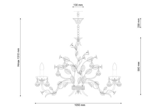 Подвесная люстра Fiori di rose Fiori di rose 1770.10