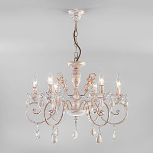 Подвесная люстра 10009 10009/6 золото с белым