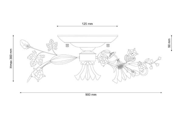 Потолочная люстра Fiori di rose Fiori di rose 109.8.1
